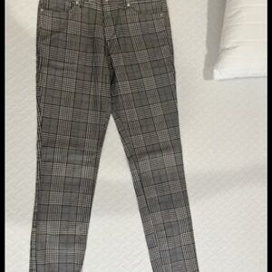 H&M Gray Plaid Slim Men Jeans